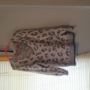 Cheetah print sweater